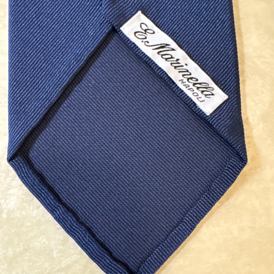 E. Marinella ネイビーソリッド　セッテピエゲ