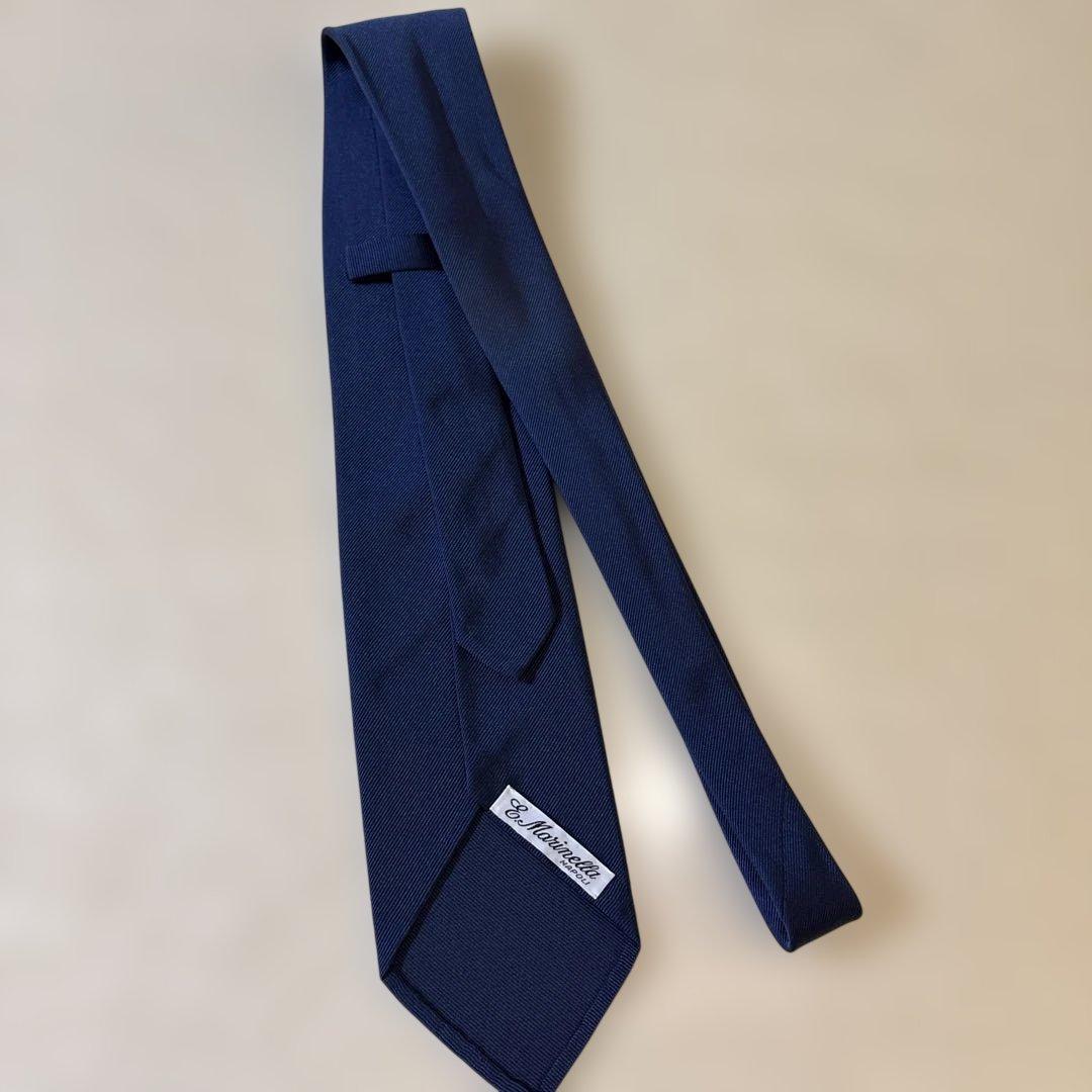 E. Marinella ネイビーソリッド　セッテピエゲ