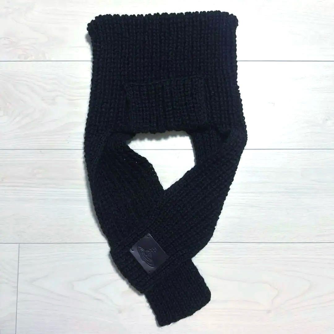 Viviennewestwood キャットイヤーフラップニット 帽 猫耳ニット帽