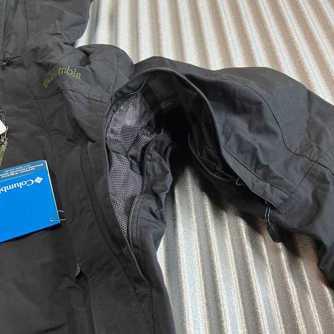 未使用　コロンビア　スノボウェア　上着　ジャケット　アウター　メンズ　黒　S