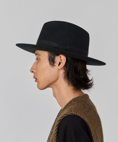 【新品】OVERRIDE ロングブリムハット