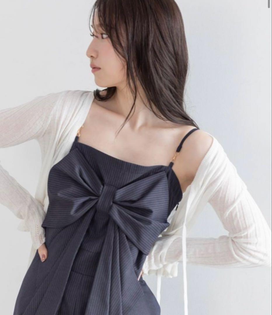 2WAYストラップリボンロンパース