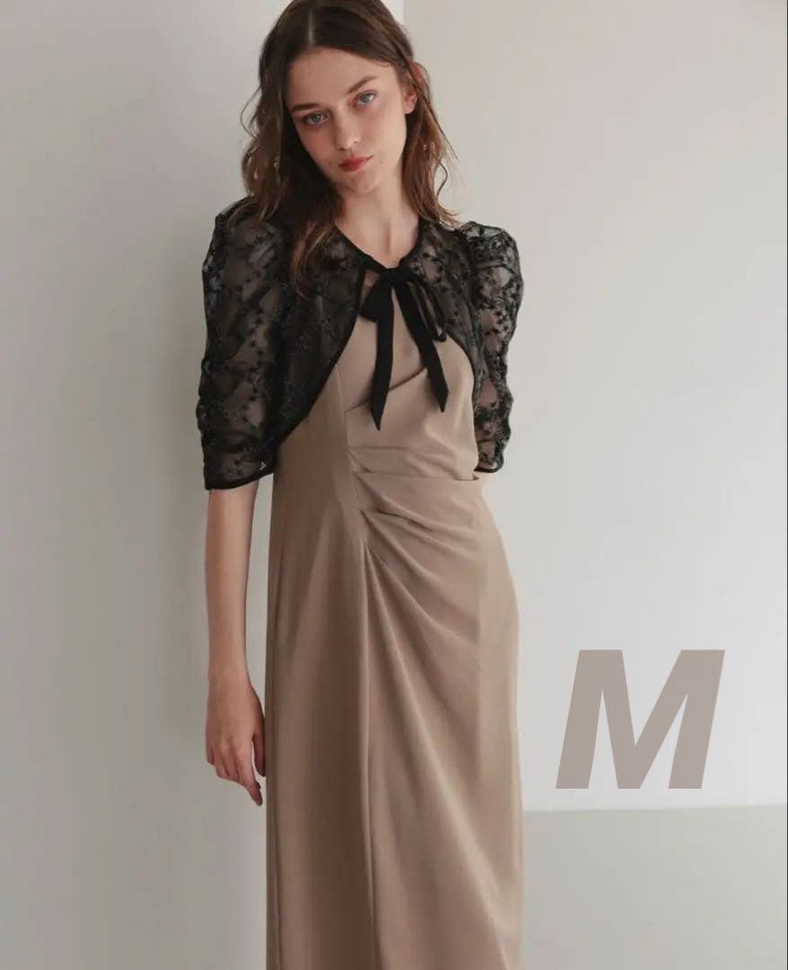 mi ★新品タグ付き★ドリードール　新作　レースボレロ×ドレープドレス