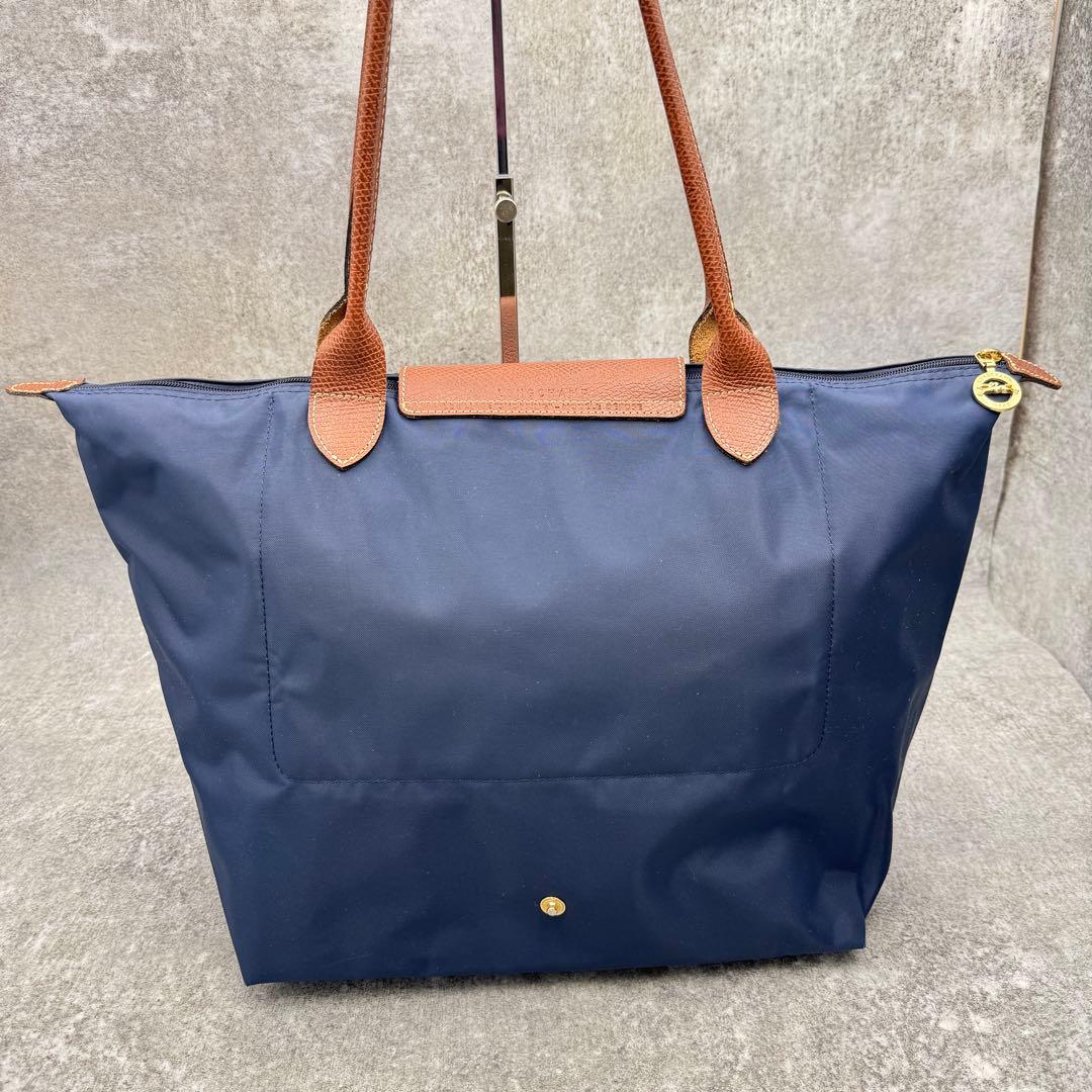 バッグ Longchamp Le Pliage Shoulder Tote L Navy
