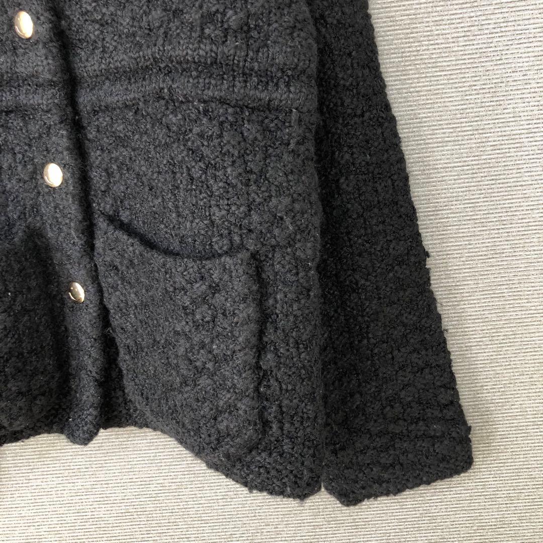 SLOBE IENA 2022AW 金ボタンツィーディジャケット ブラック