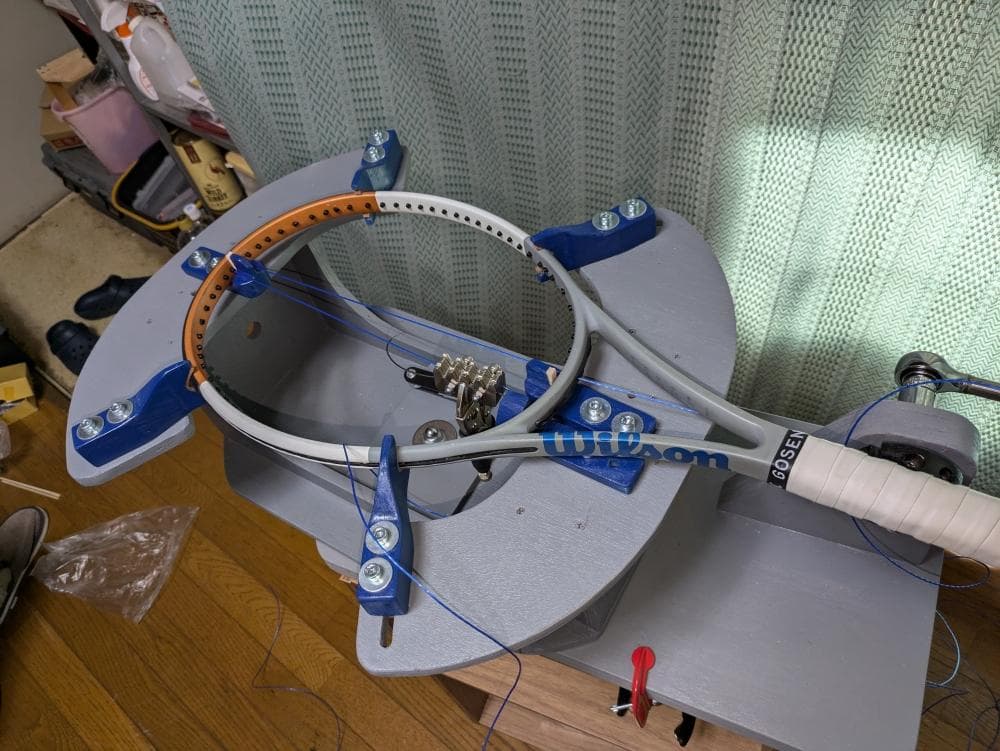 ストリングマシン(ガット張り機)TG-4 ③