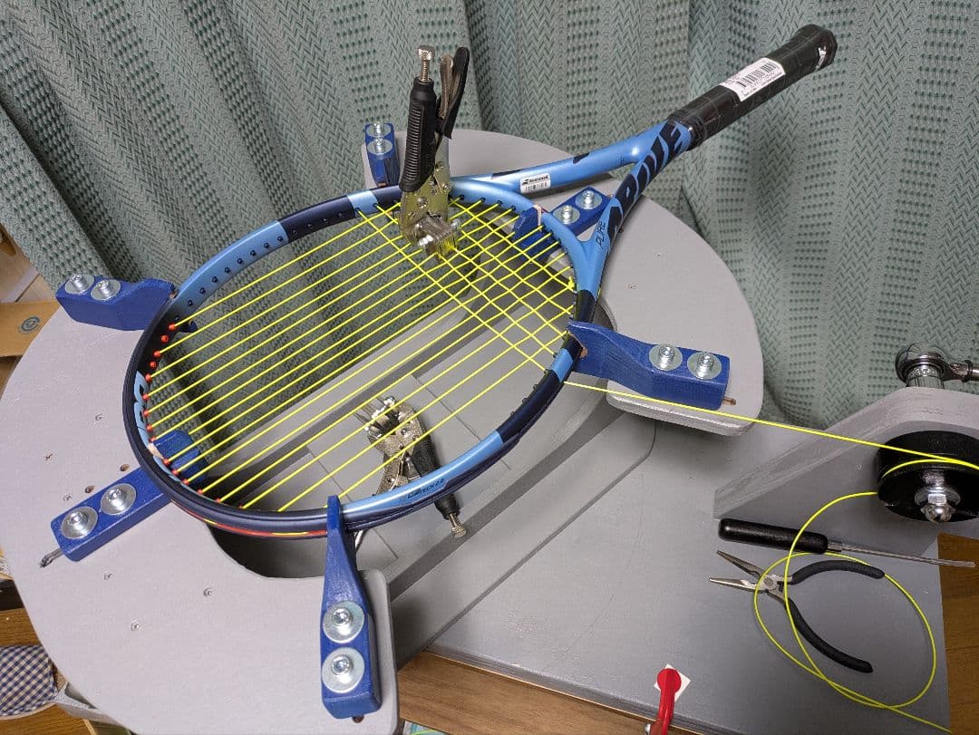 ストリングマシン(ガット張り機)TG-4 ③