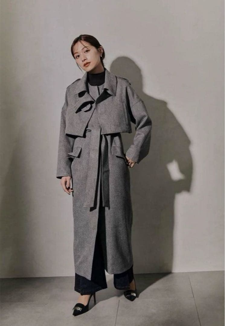 L’or かじまり 3way trench coat トレンチ お値下げ可！
