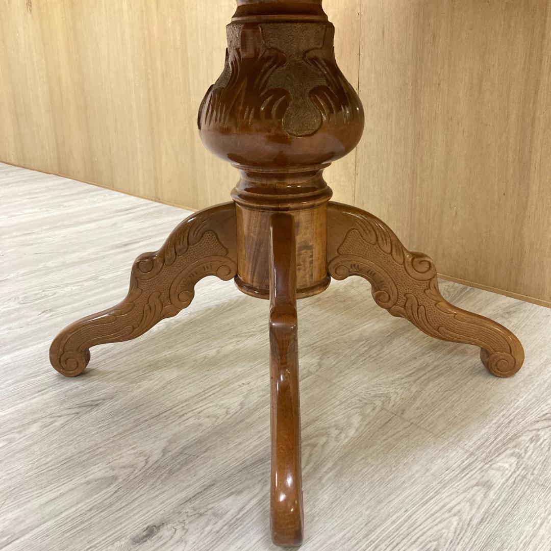 イタリア　象嵌　ダイニングテーブル　クラシック　ラウンド　円形