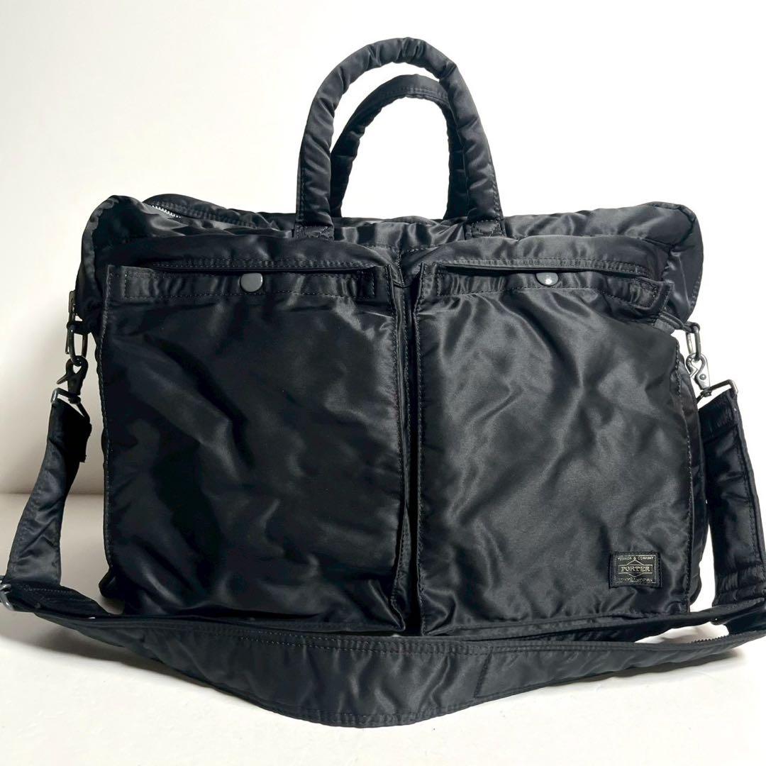 【極美品✨】PORTER ポーター タンカー オーバーナイト 2way 2層式