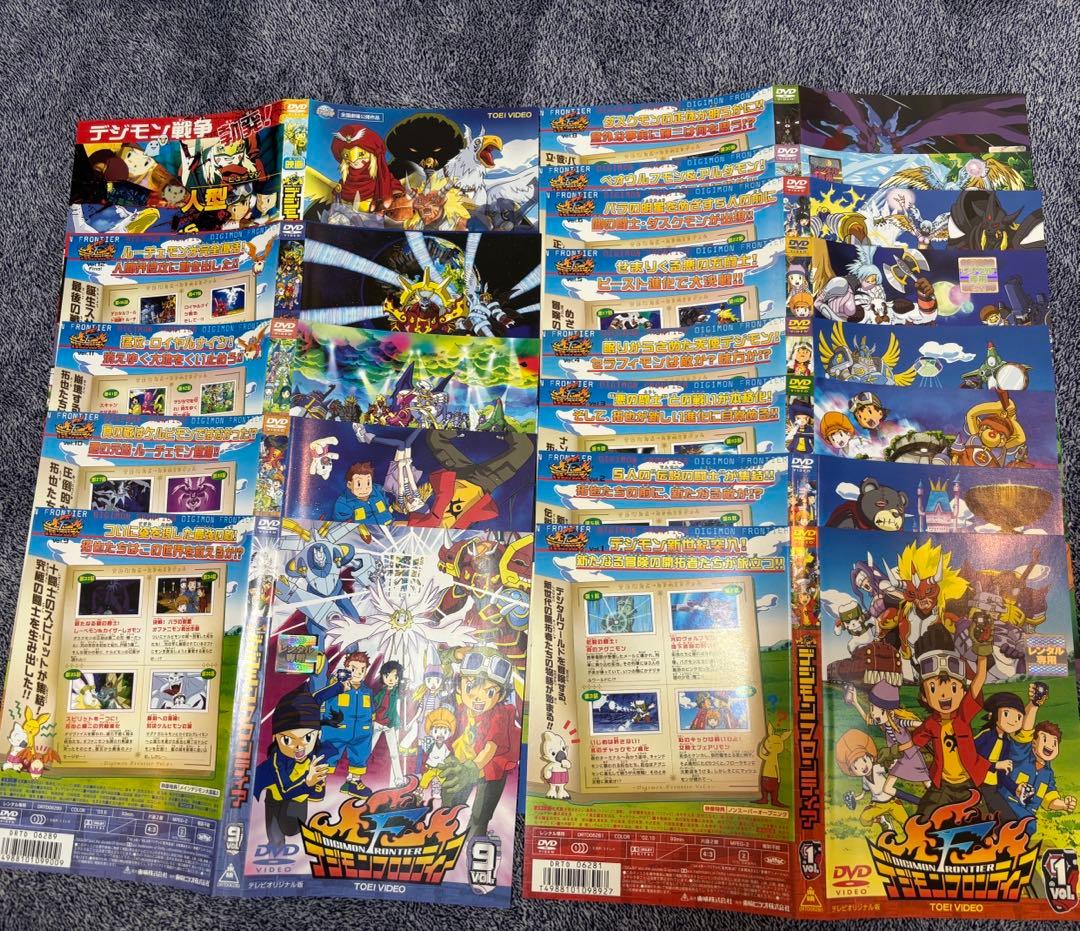 デジモンフロンティア　映画　DVD　全14巻　レンタル落ち