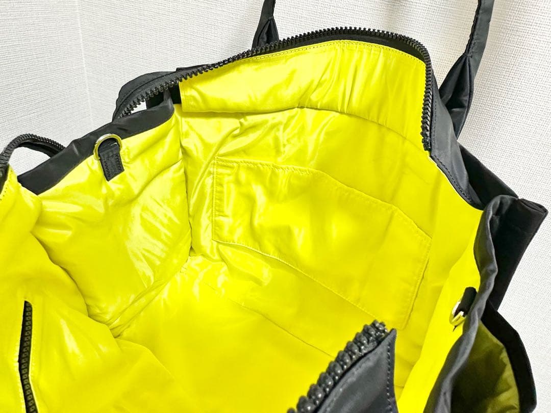 新品★マークジェイコブス ザ パフィー ナイロン ラージ トートバッグ ブラック