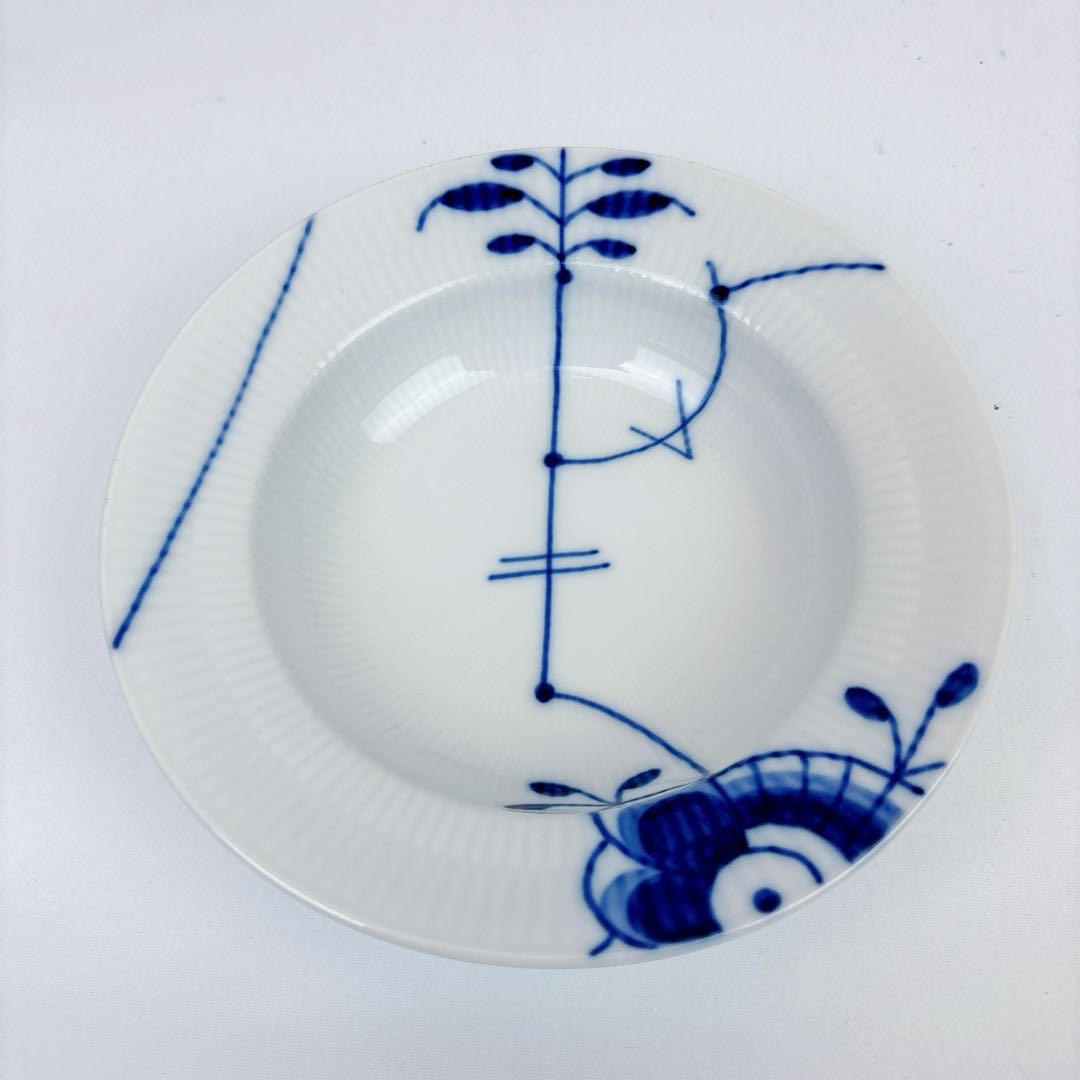 ☆ロイヤルコペンハーゲン☆ブルーフルーテッド　メガ ディーププレート　2枚セット