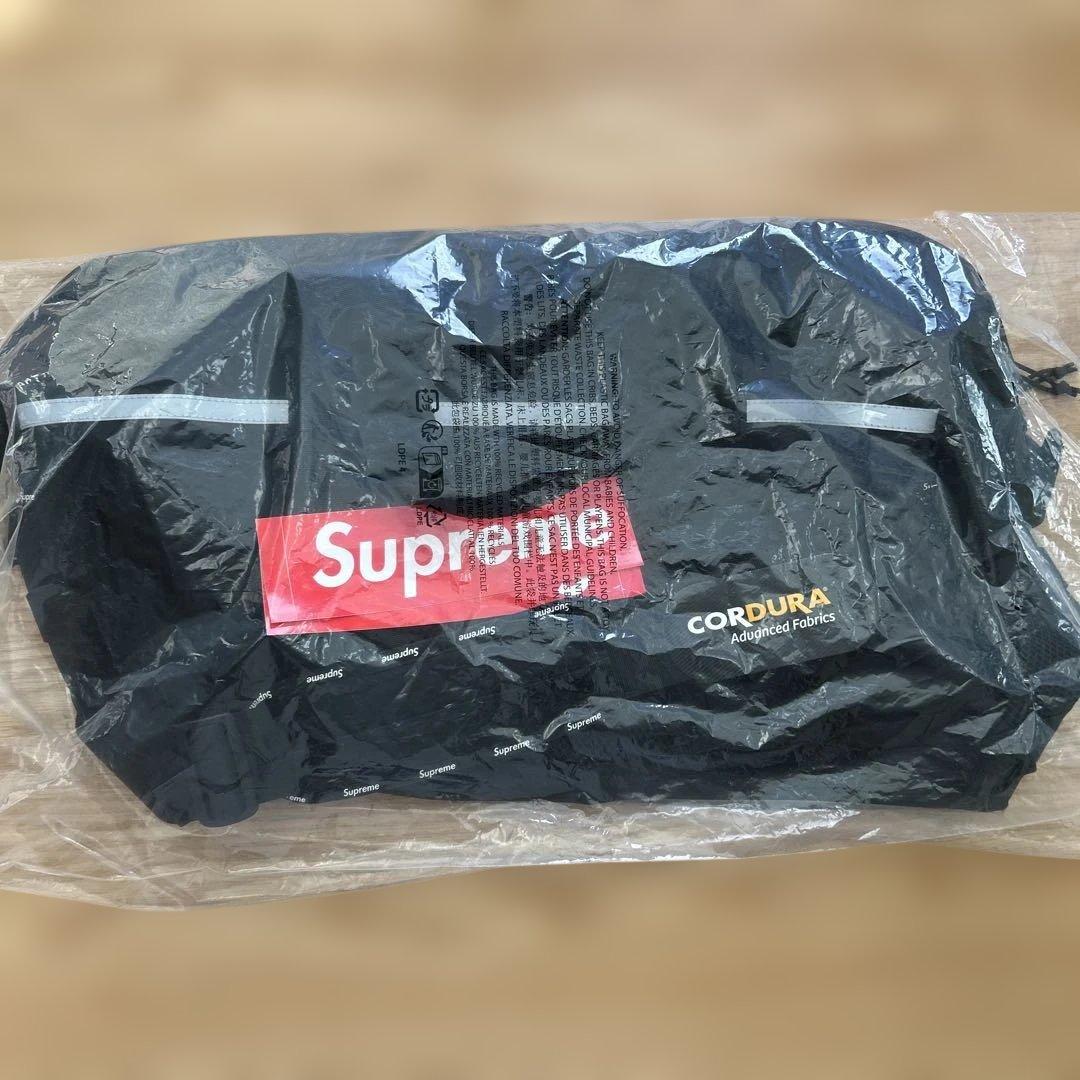 Supreme CORDURA ブラックボストンバッグ