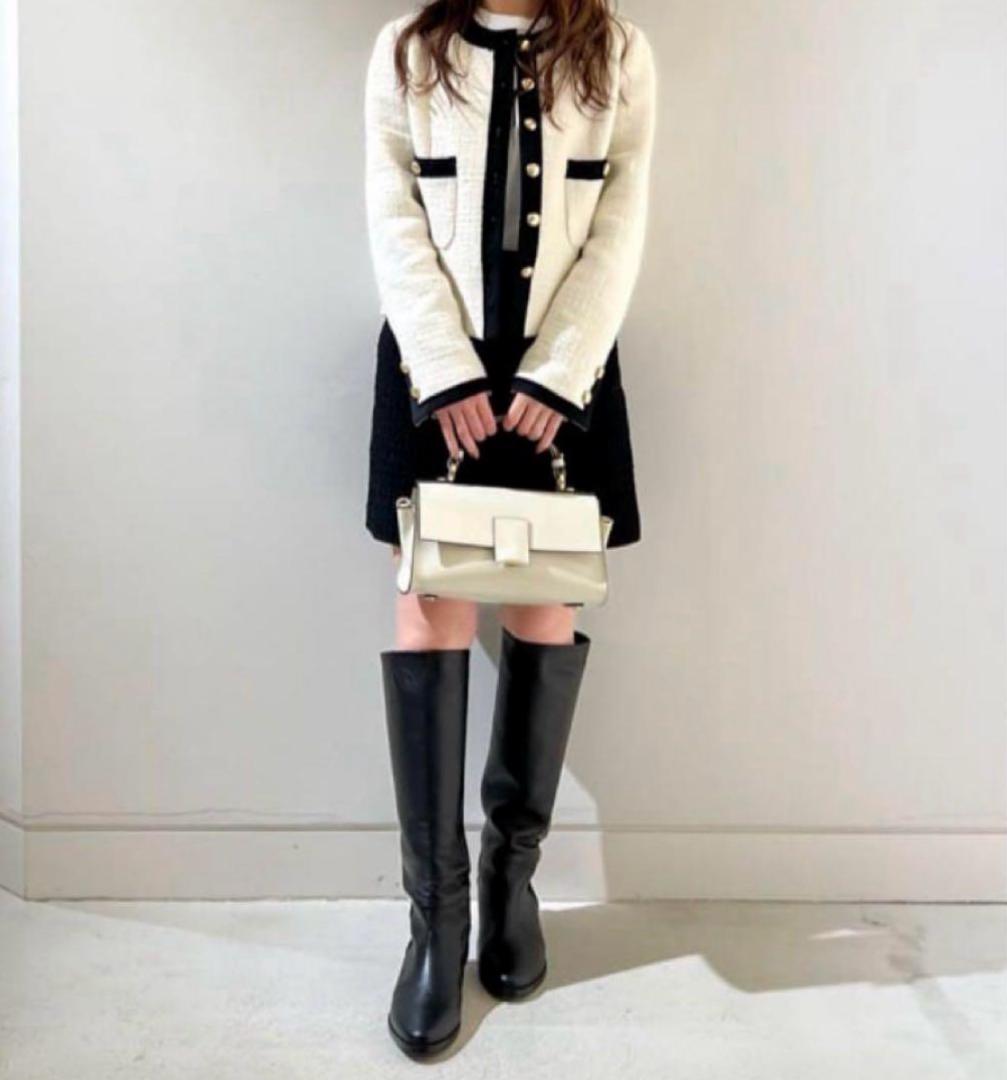 【完売品】allureville スクエアツイードクルージャケット