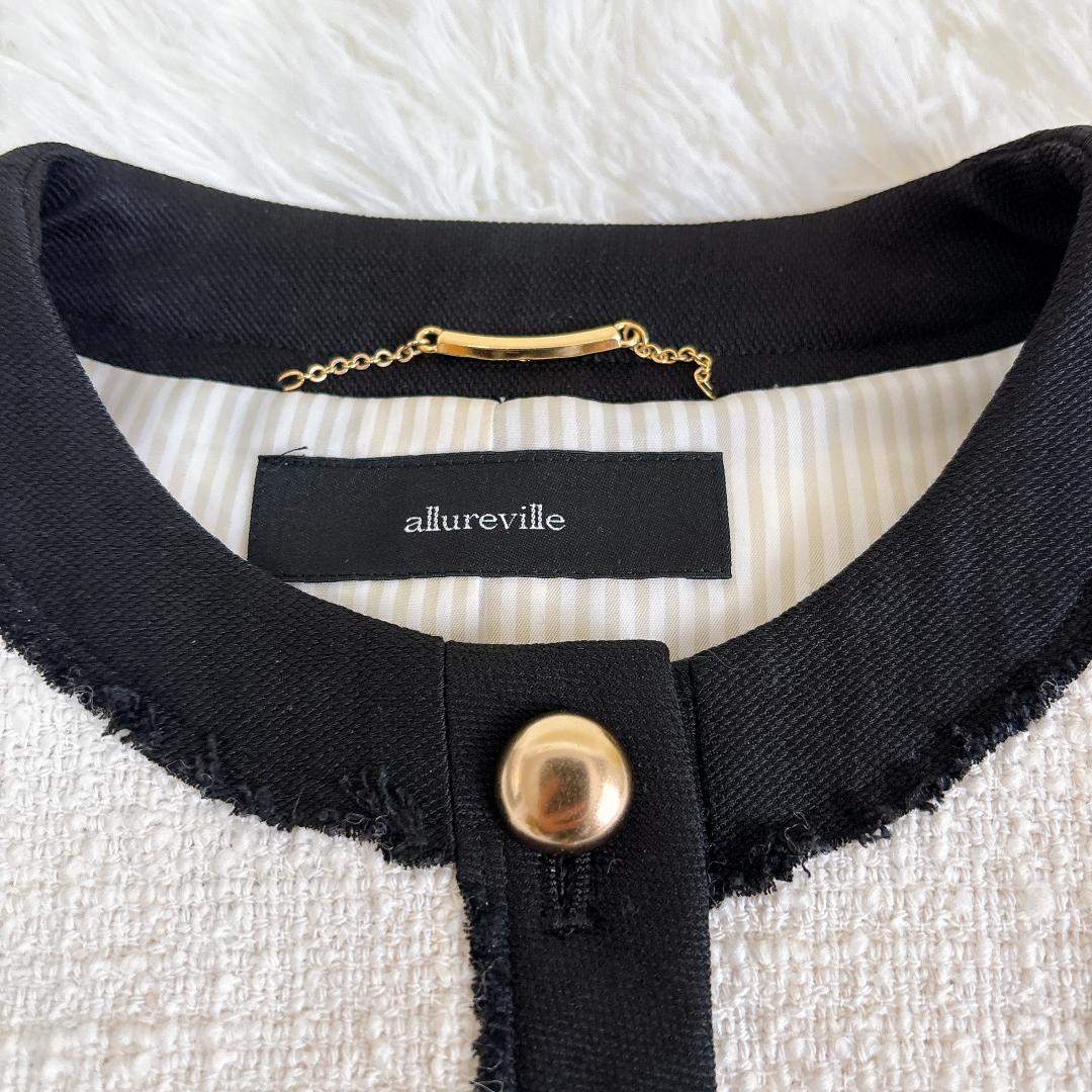 【完売品】allureville スクエアツイードクルージャケット