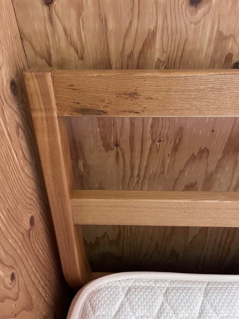 【購入者決定済】MUJI 無印良品 ベッドフレーム クイーン 日本製マットレス