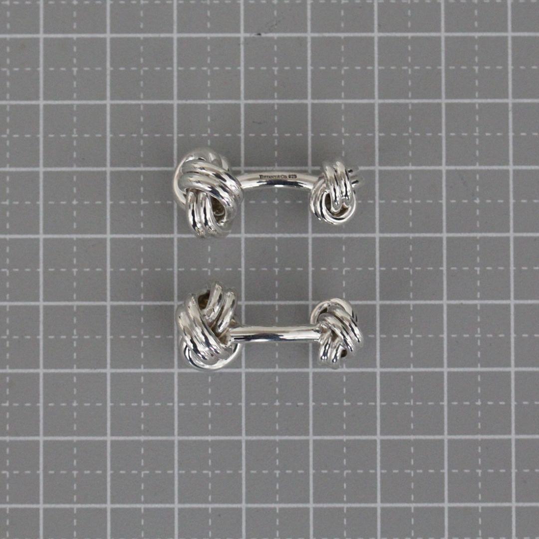 ティファニー ノット ツイスト シルバー カフス SV925 17ｇ 新品仕上済