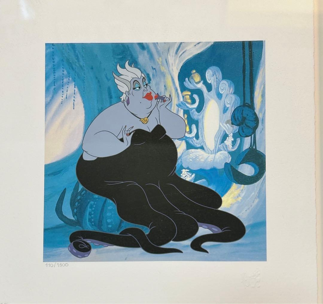 ベルリトルマーメイド　アースラ絵画　ディズニーヴィランズ　リミテッド貴重品