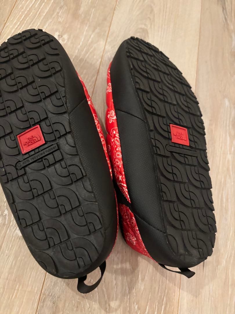 Supreme north face バンダナmule スリッポン