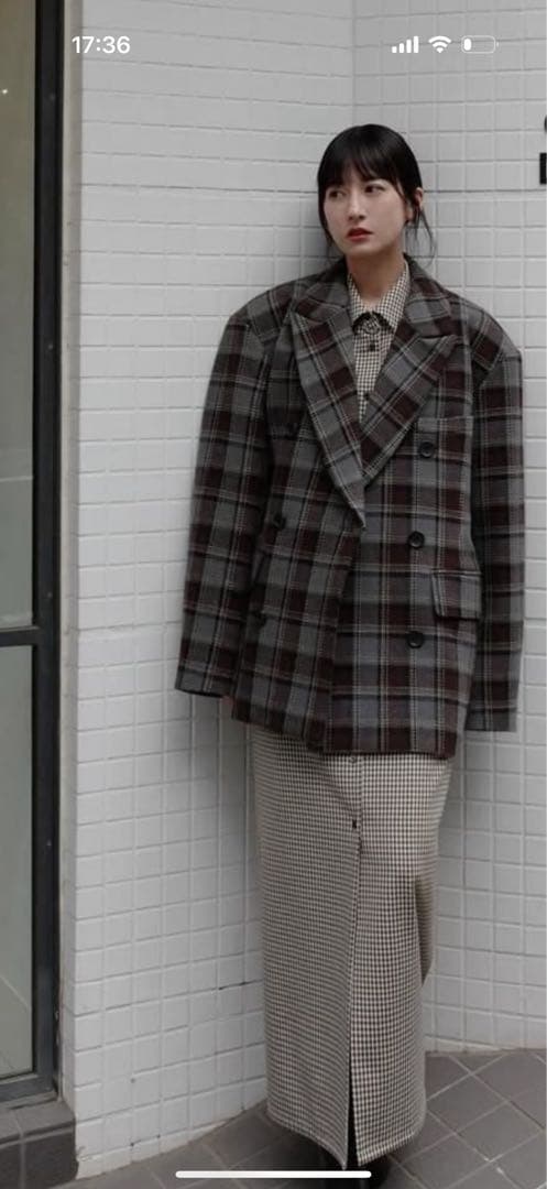 claneシャツワンピース完売ワンピ