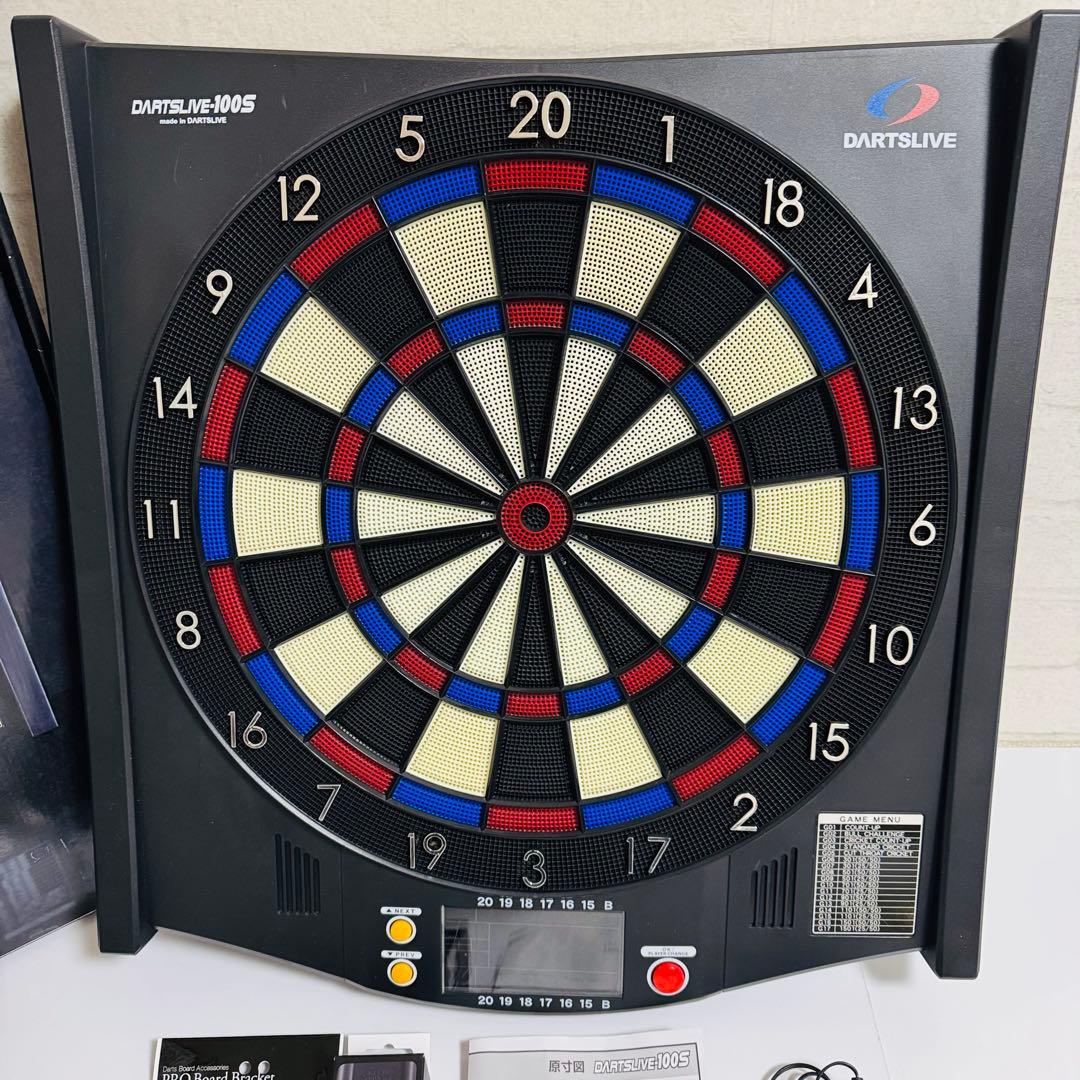 すぐ投げれる！ダーツライブ100S ボード＆スタンドセット 目立つ傷なし 美品