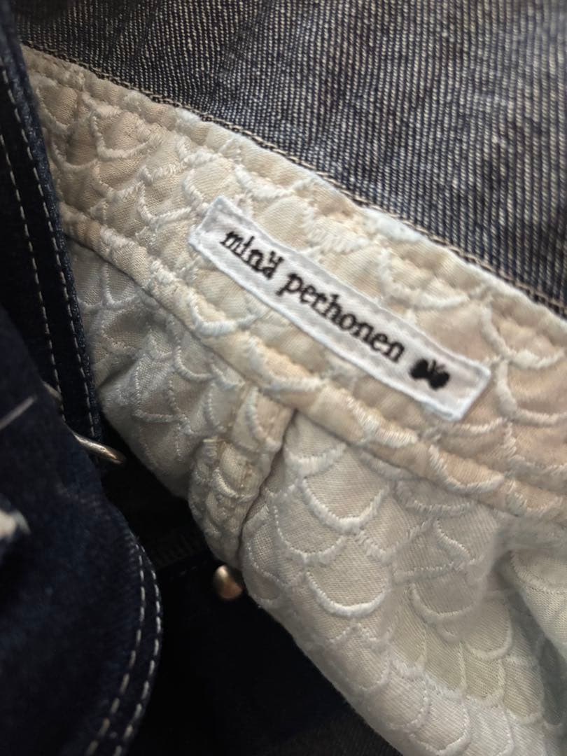 ミナペルホネン コットン リネン always オーバーオール 38 デニム