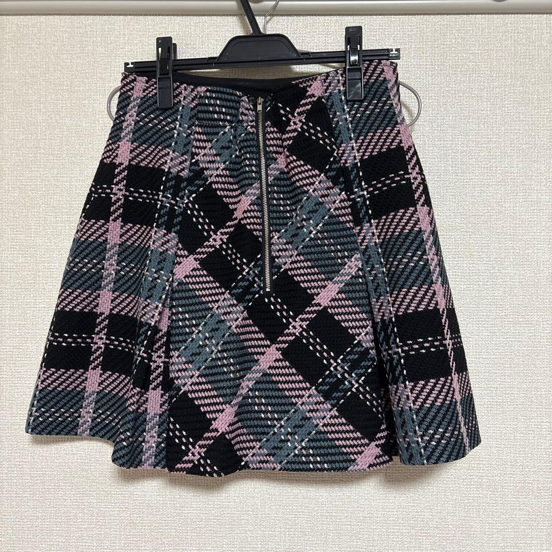 ロービングチェックミニスカート スナイデル