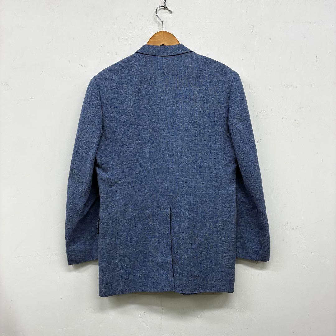 HUNTSMAN BESPOKE テーラードジャケット ブルー ウール 日本製