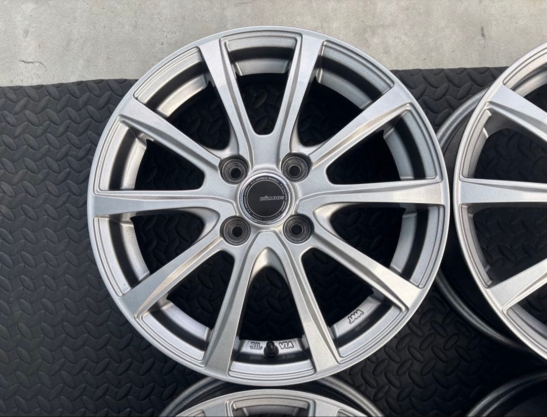 超美品 ヨコハマ MiLLOUS VX 15インチ 4本 エアバルブ新品交換済