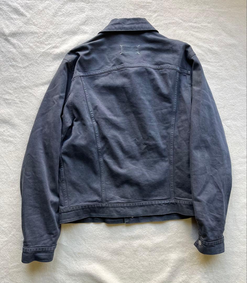 メゾンマルジェラ　ブラックデニムGジャン　サイズ46