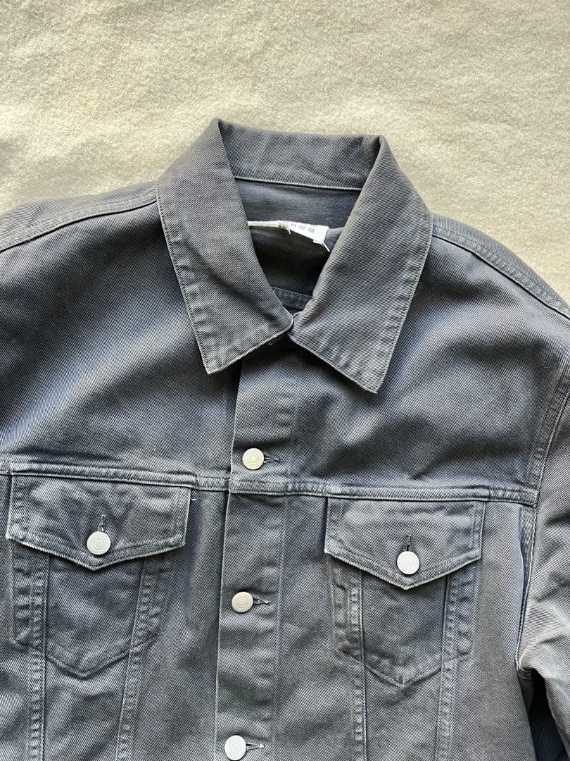 メゾンマルジェラ　ブラックデニムGジャン　サイズ46