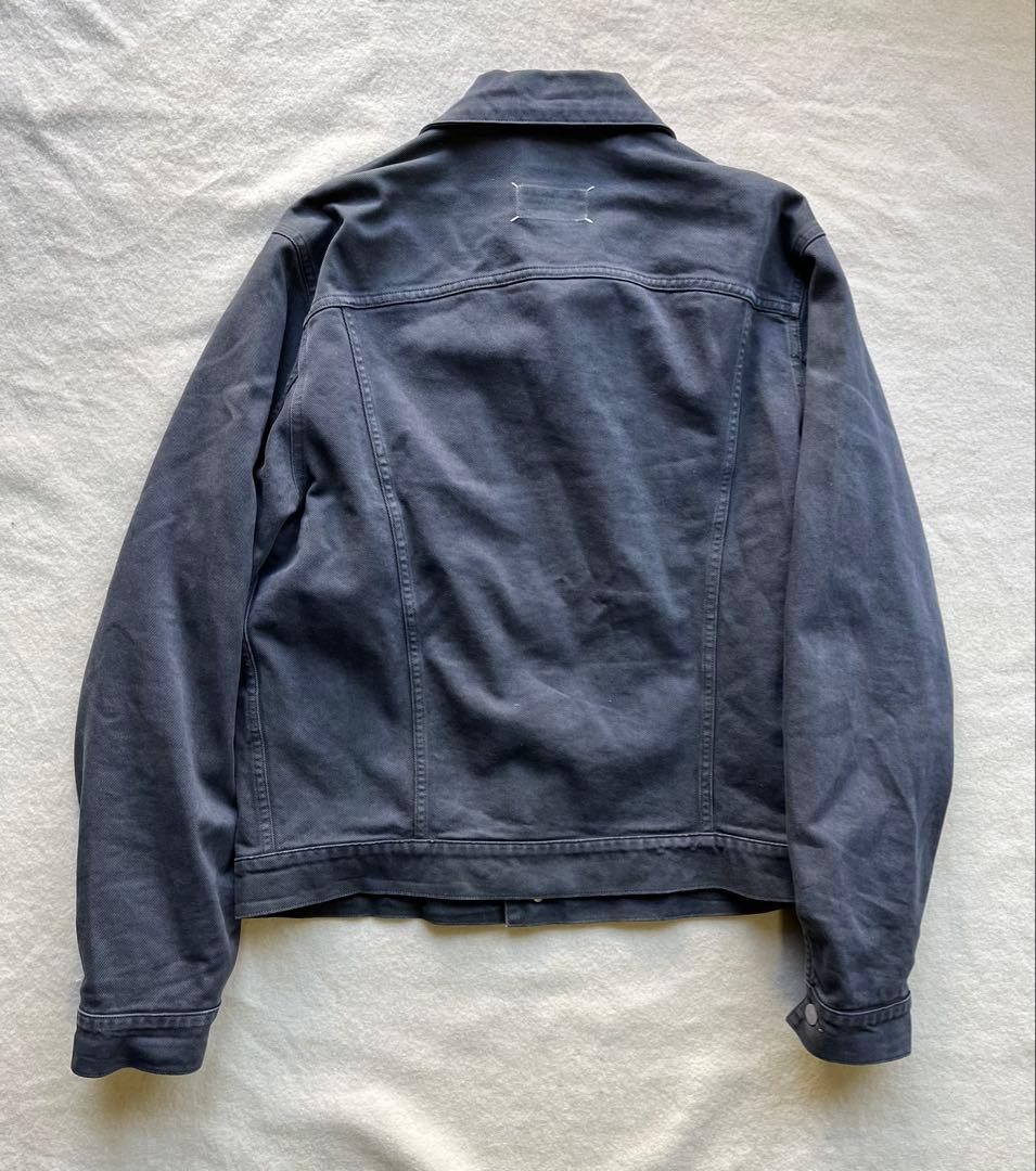 メゾンマルジェラ　ブラックデニムGジャン　サイズ46