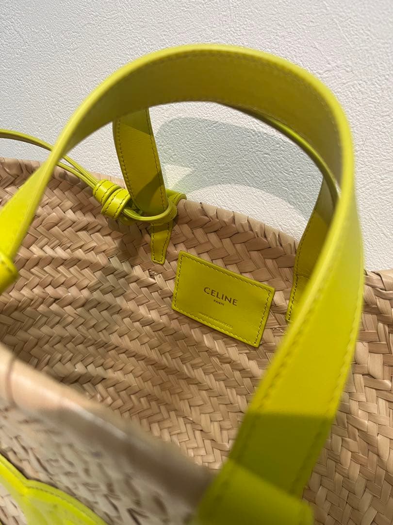 ちさ　新品未使用　CELINE セリーヌ かごバッグ　イエロー　バッグ