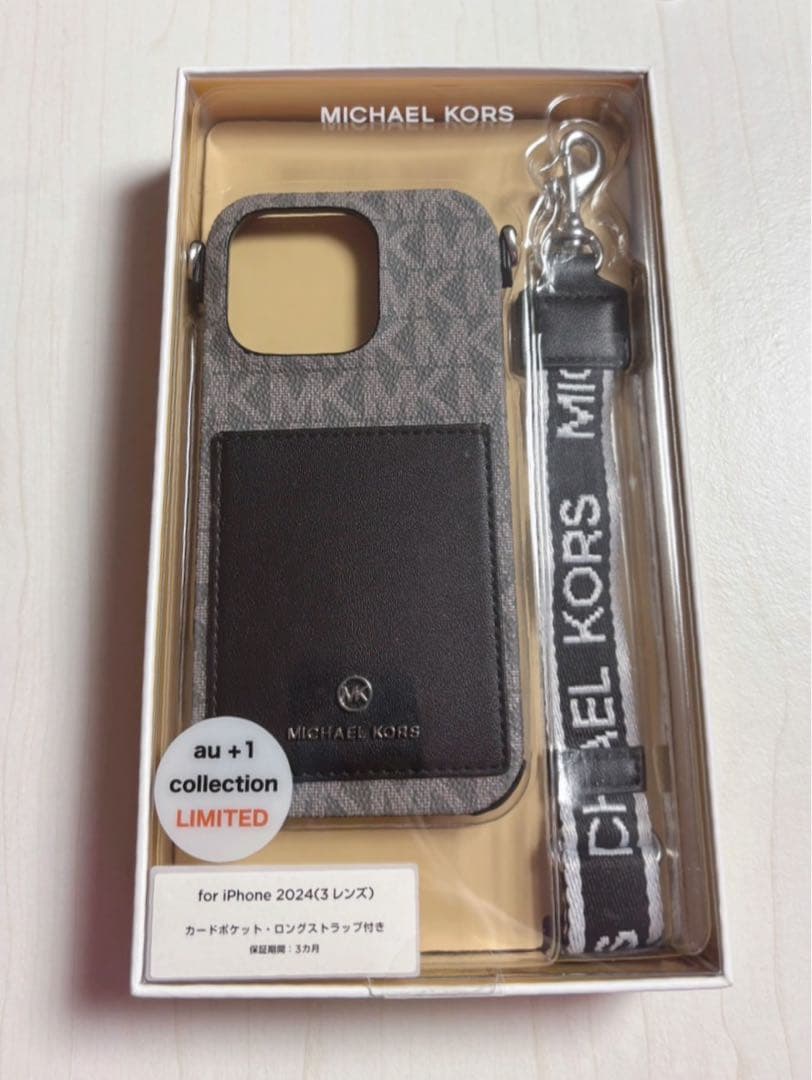 未開封MICHAEL KORS iPhone16pro用ケースauショップ限定版