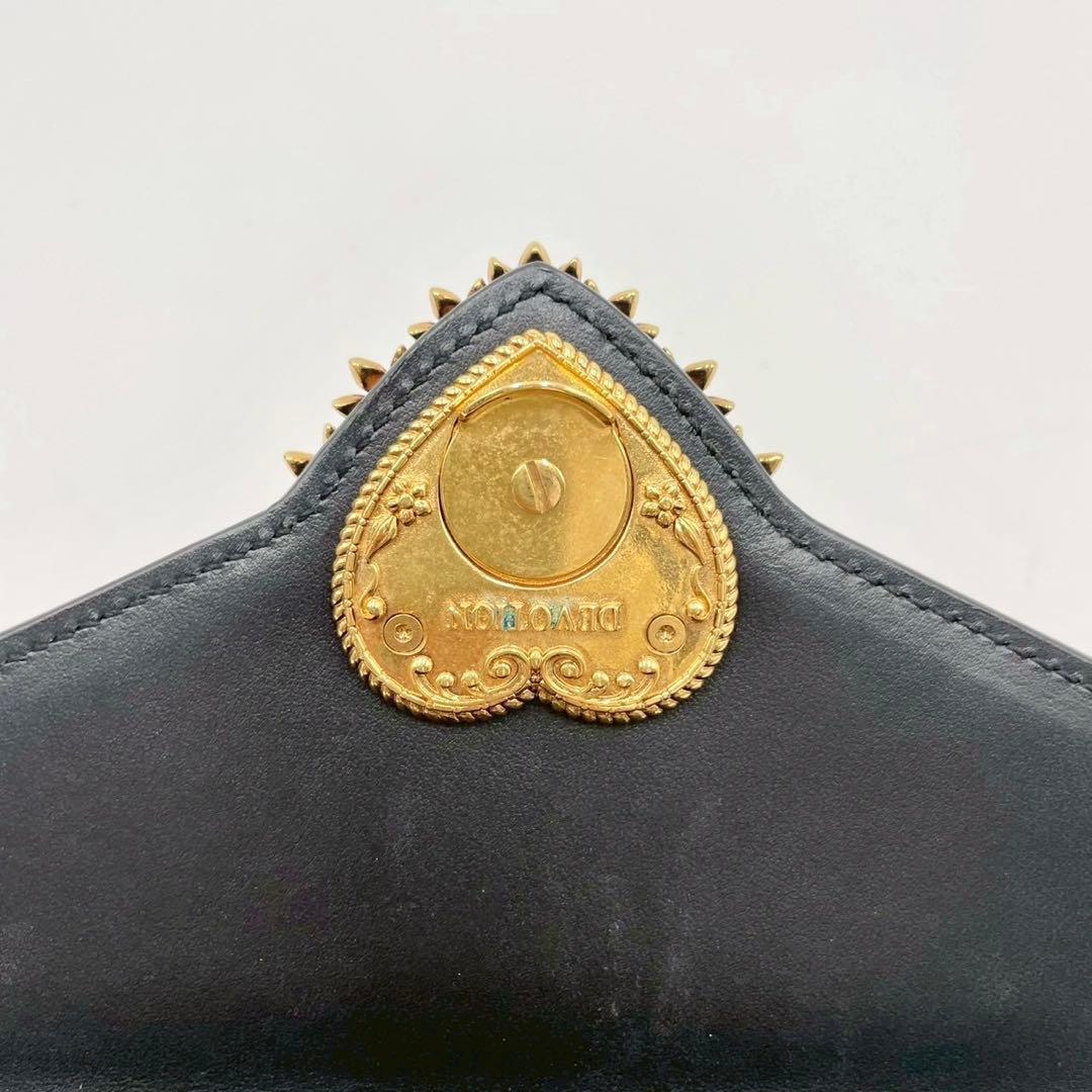【未使用に近い】 DOLCE&GABBANA ディヴォーション ショルダーバッグ