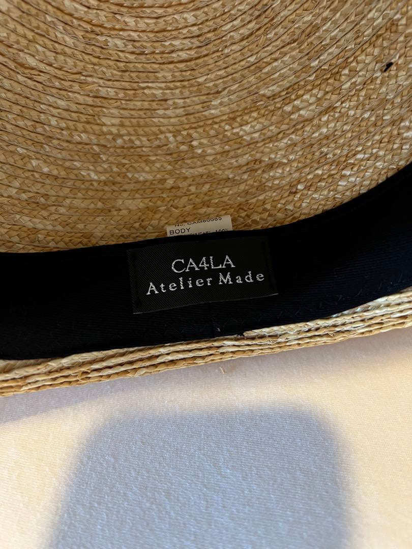 ♡夏 ca4la カシラ 麦わら帽子 カサブランカ♡