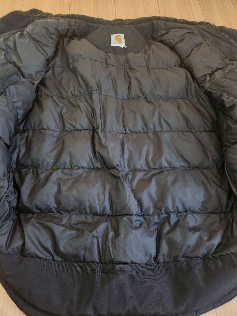 カーハート carhartt ナイロン中綿ジャケット 黒