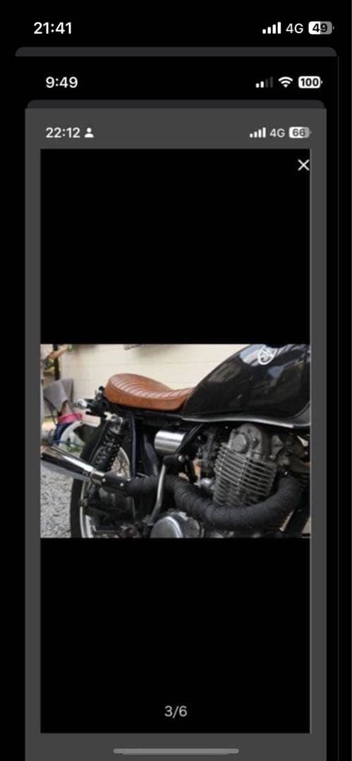 sr400 sr500 アップマフラー　サイレンサータイプ　1jr チョッパー