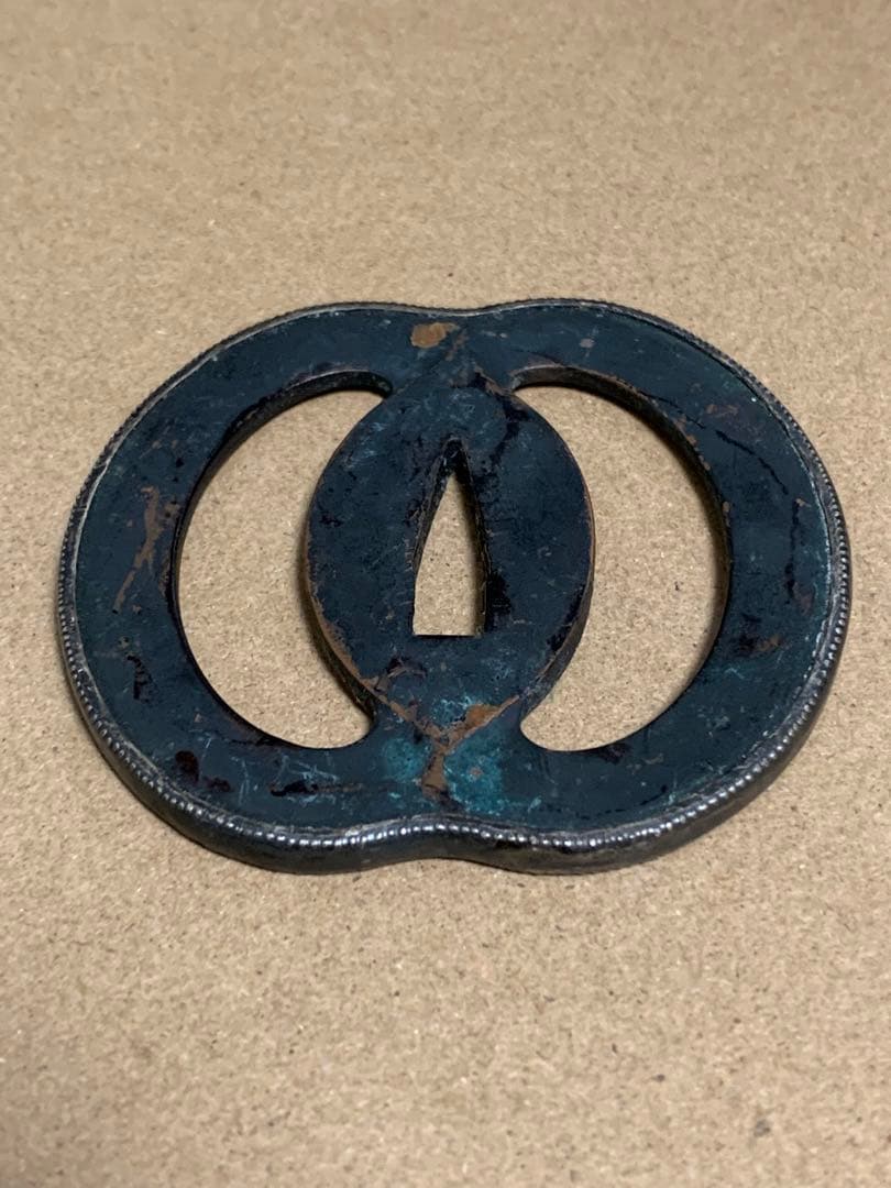 T*a様 《アンティーク・希少レア！！》《送料無料》⭐︎ 銀入り 武蔵鍔 つば