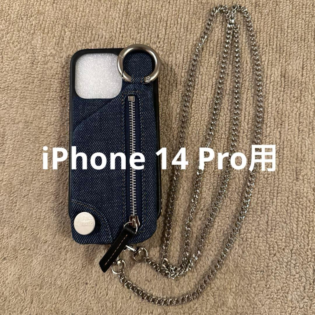 「ajew x red card」iPhone14 Pro 用スマホケース