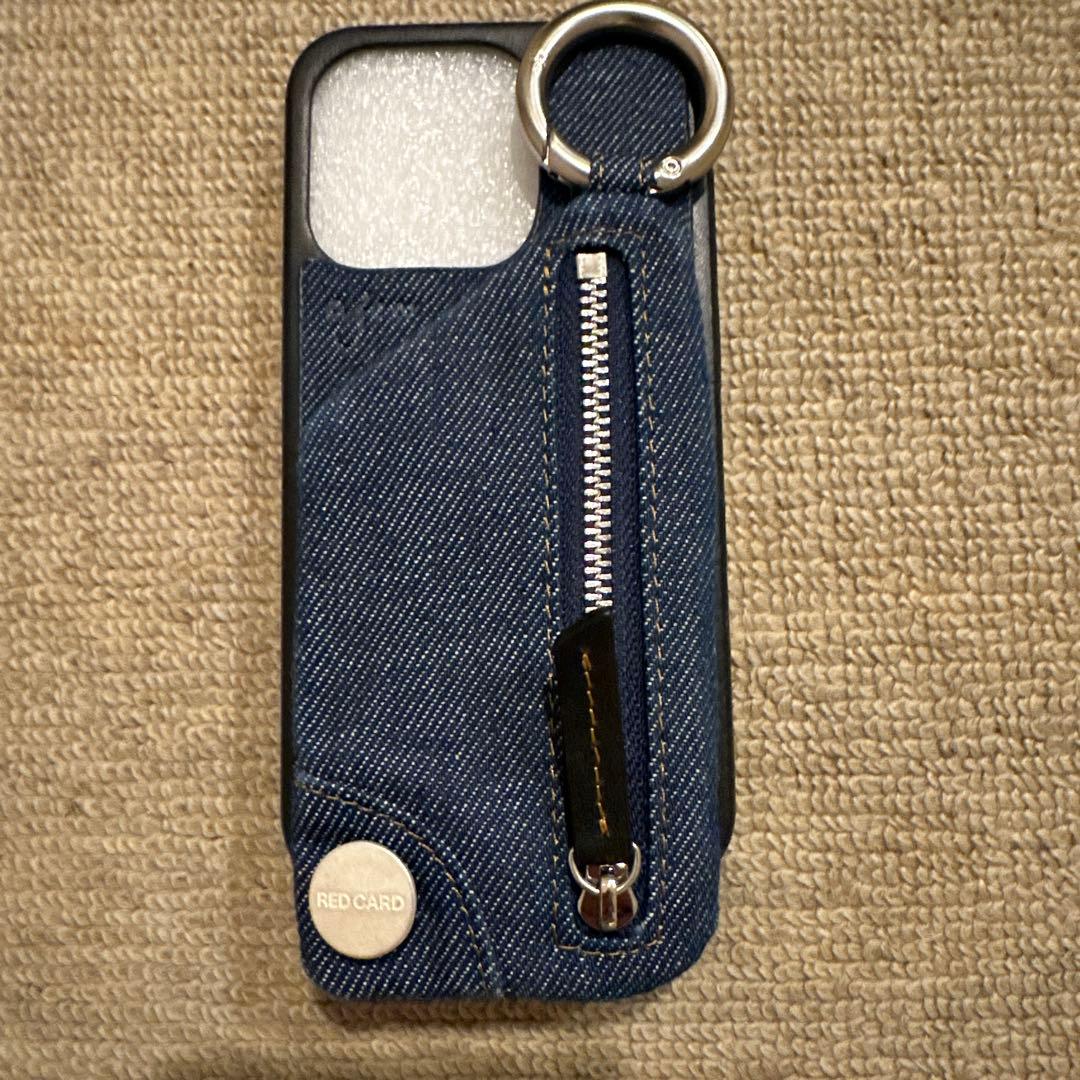 「ajew x red card」iPhone14 Pro 用スマホケース