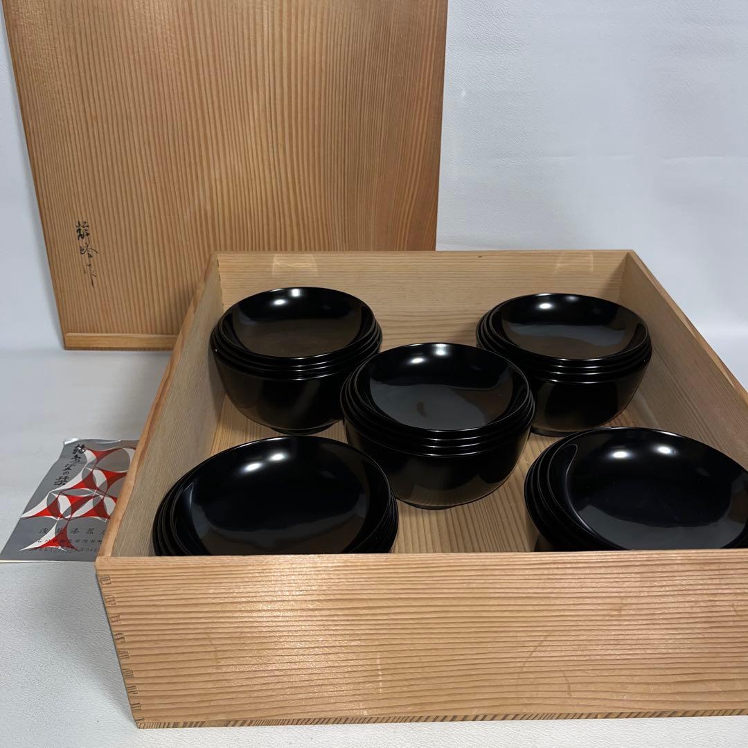 茶懐石　輪島塗　四つ椀　5人前
