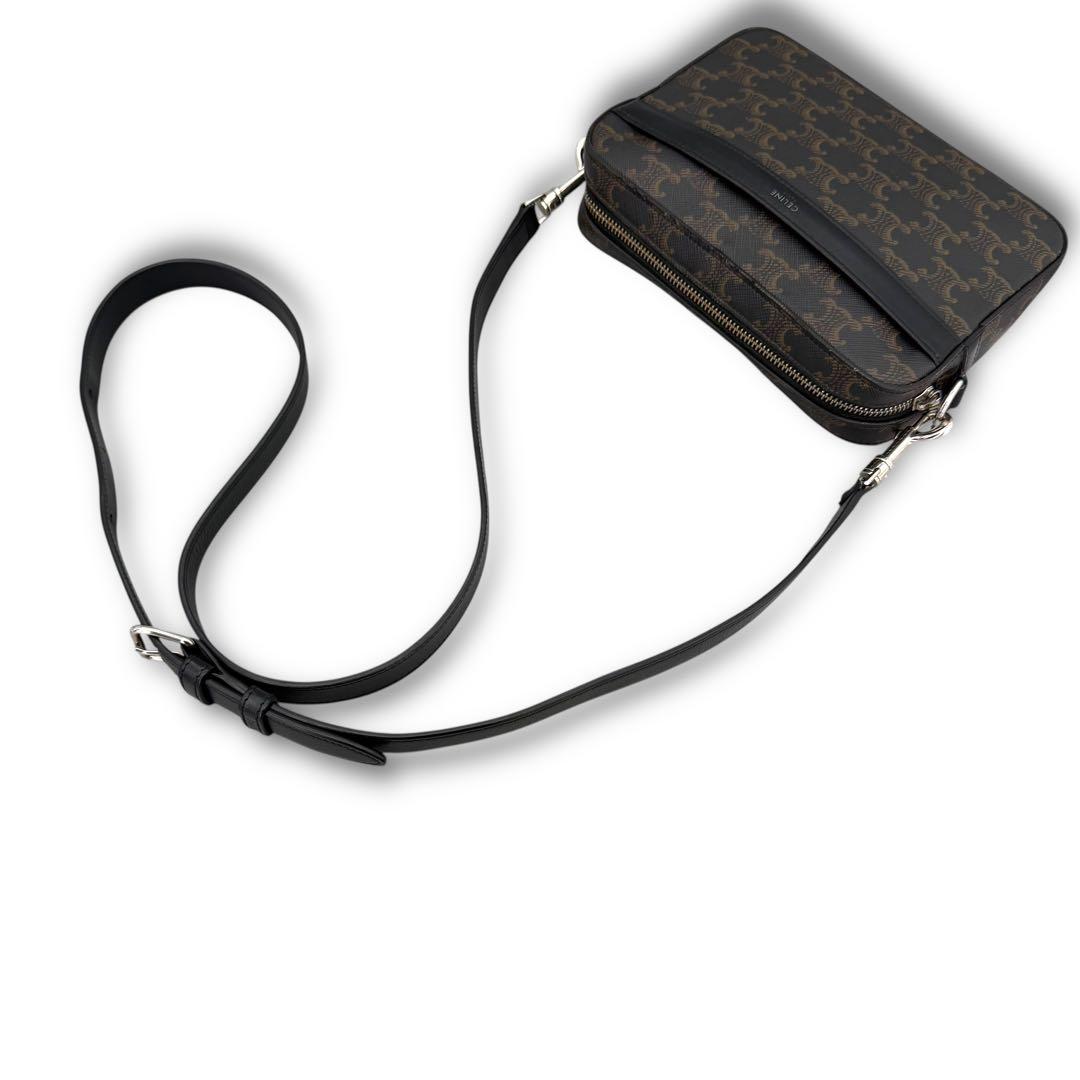 [専用/超極美品] セリーヌ　トリオンフキャンバス　メッセンジャーバッグ