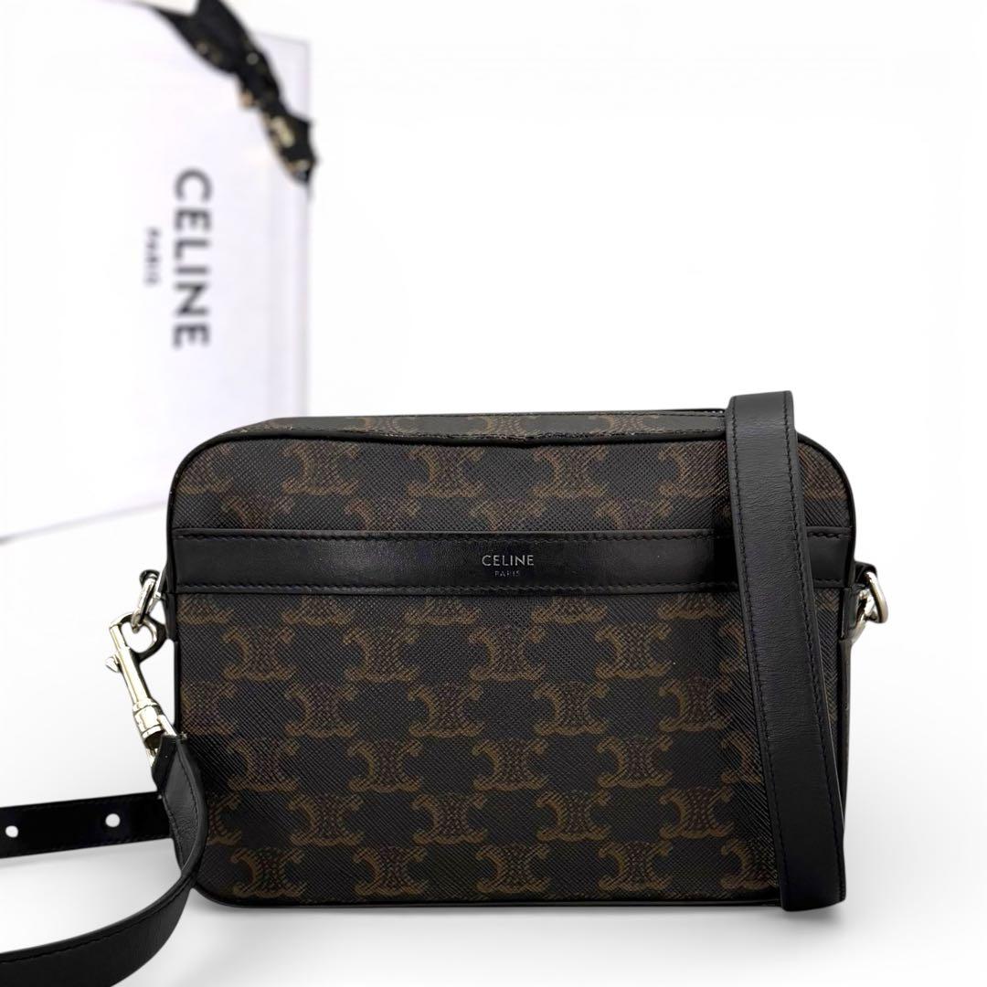 [専用/超極美品] セリーヌ　トリオンフキャンバス　メッセンジャーバッグ