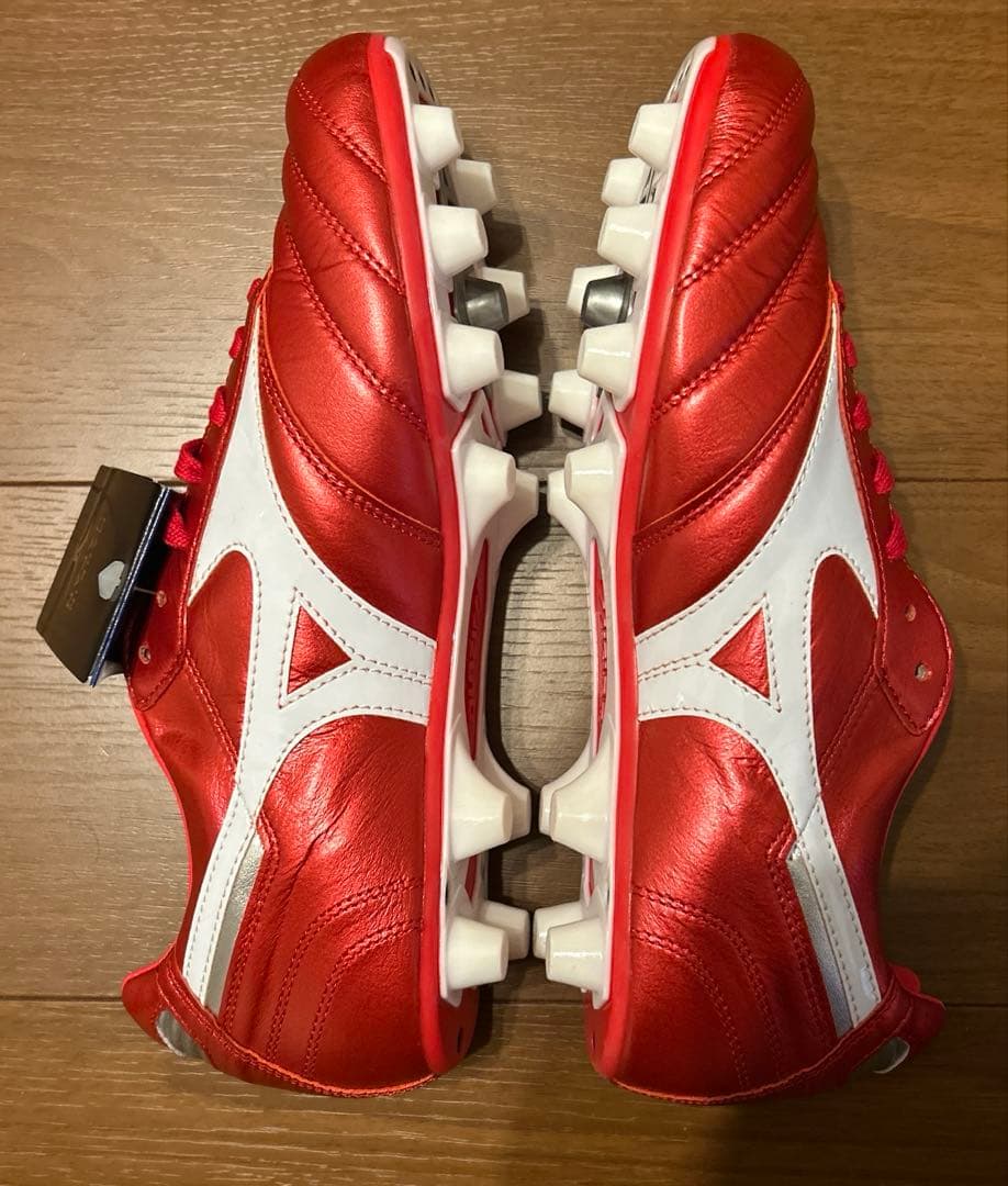 【新品未使用】MIZUNO MORELIA Ⅱ JAPAN パッションレッド③
