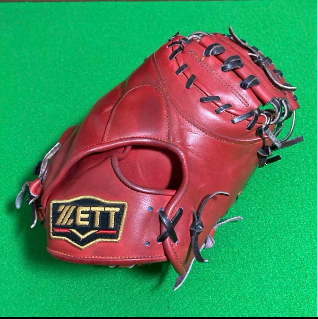 まさじさん専用 ZETT プロステイタス 軟式キャッチャーミット レッド