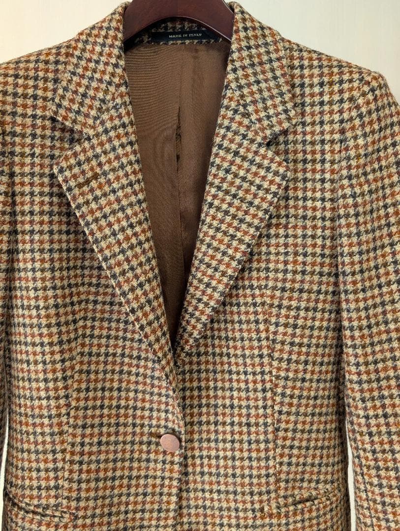 【極美品・未使用】EFFE BEAMS/ガンクラブチェックジャケット