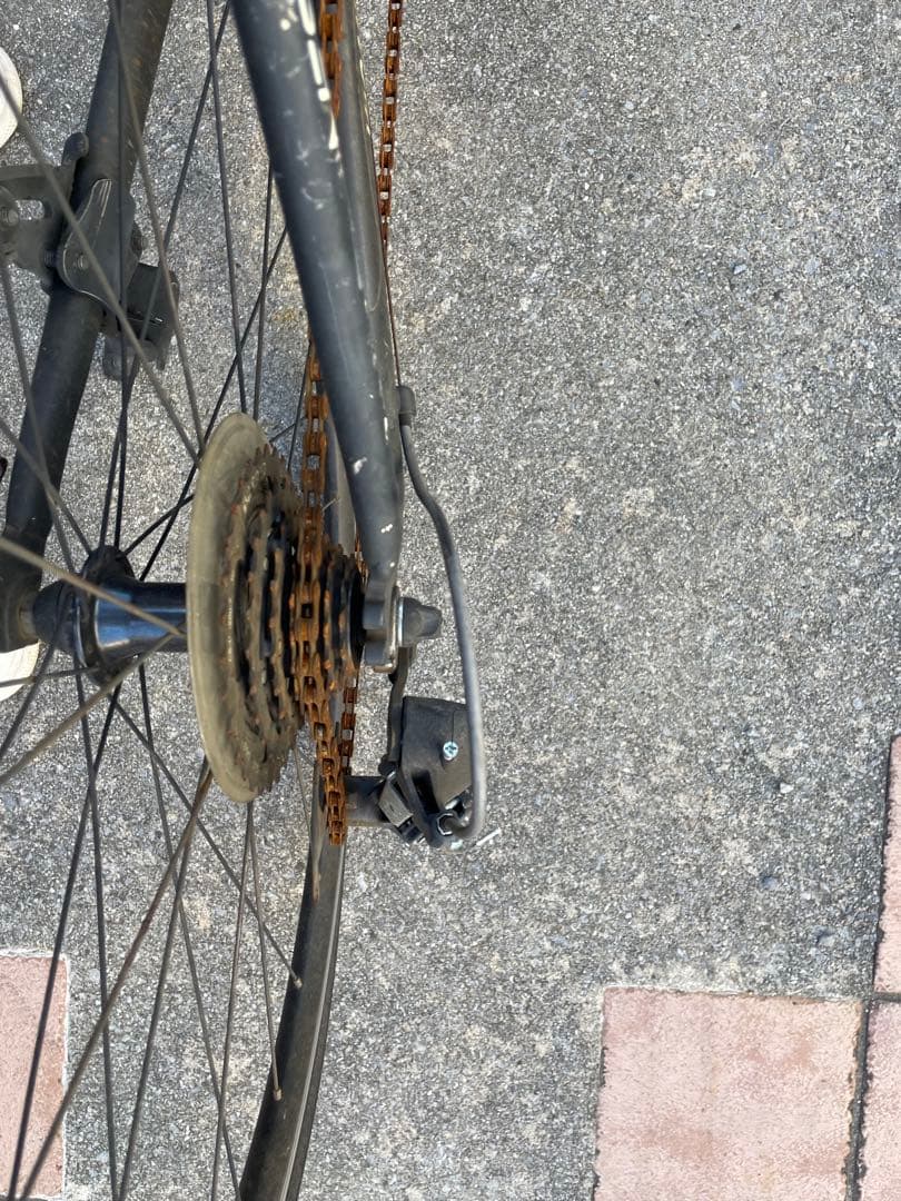 NESTO ロードバイク ブラック 700C 7段変速