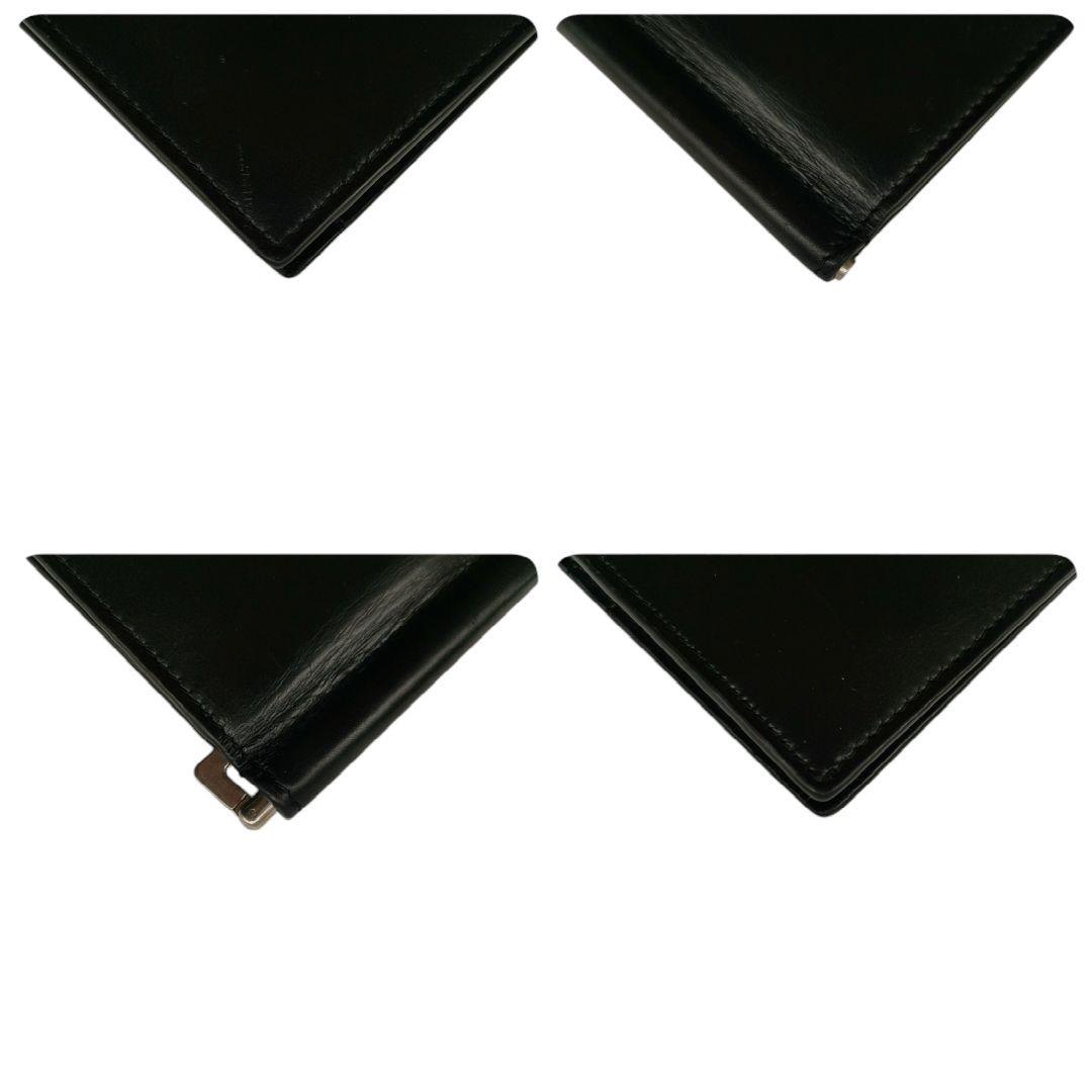 サンローラン　マネークリップ　カサンドラ　ブラック　シルバー金具